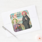 SSオスティアでモニカとオーガスティン(SAU 047) スクエアシール (封筒)