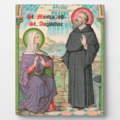 SSオスティアでモニカとオーガスティン(SAU 047) フォトプラーク (正面)