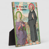 SSオスティアでモニカとオーガスティン(SAU 047) フォトプラーク (側面)