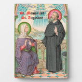 SSオスティアでモニカとオーガスティン(SAU 047) フォトプラーク (正面)