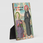 SSオスティアでモニカとオーガスティン(SAU 047) フォトプラーク (側面)