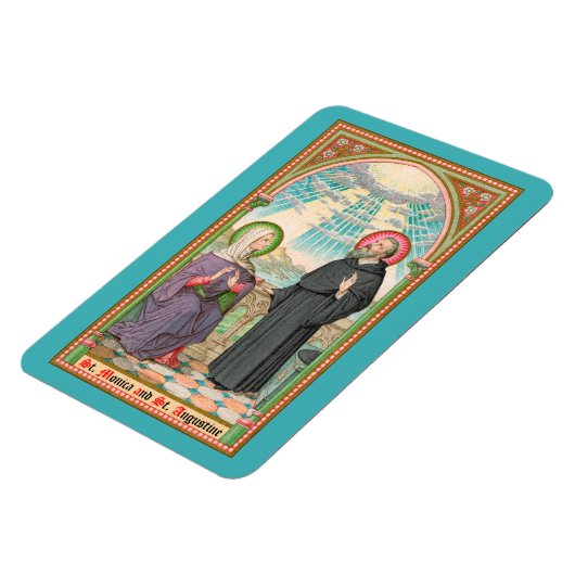 SSオスティアでモニカとオーガスティン(SAU 047) マグネット (左側)