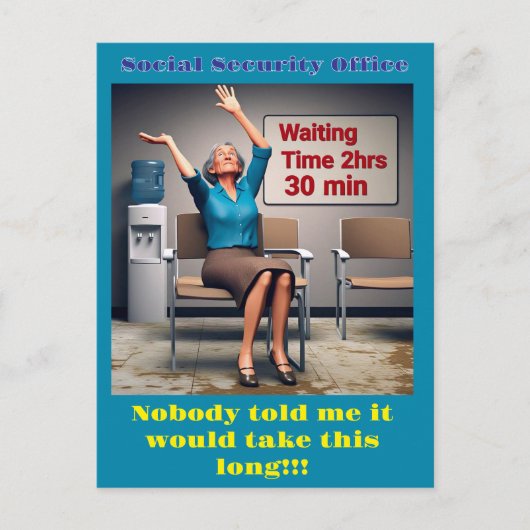 「SSオフィスでの退職プロセス」 ポストカード (正面)