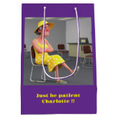 「SSオフィスでの退職プロセス」 ミディアムペーパーバッグ (裏面)