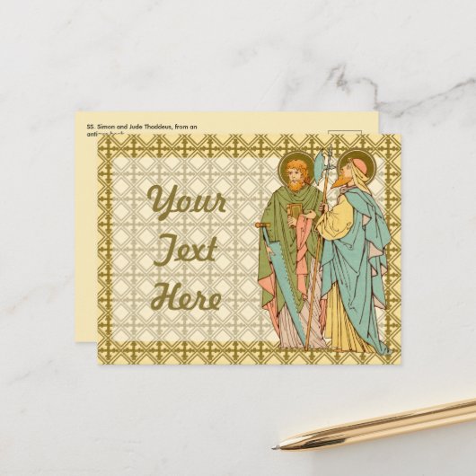 SSサイモン&ジュデタデウス(RLS 16) ポストカード (正面/裏面インサイチュ)