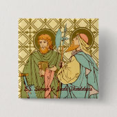 SSサイモン&ジュデタデウス(RLS 16) 缶バッジ (正面)