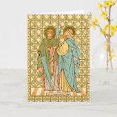 SSシモンとユダ・タデウス(RLS16)あいさつ空白のき カード (黄色い花)