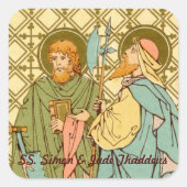 SSシモンとユダ・タデウス(RLS 16) スクエアシール (正面)