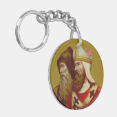 SSシリル&メソジウス(M 001)ダブルイメージ キーホルダー (正面左)