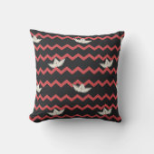 SSジョージボートシェブロンパターン クッション (正面)