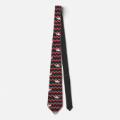 SSジョージボートシェブロンパターン ネクタイ (正面)