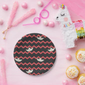 SSジョージボートシェブロンパターン ペーパープレート (パーティー)