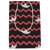 SSジョージボートシェブロンパターン ミディアムペーパーバッグ (正面)