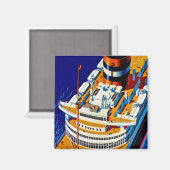 SSニユーアムステルダム マグネット (正面/裏面)