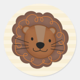 SSノア/ノアのアークベビーシャワー封筒用シール ラウンドシール