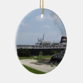 SSバッジャーコールシップマニトワック、WIクリスマスオーナメント セラミックオーナメント (右)