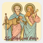 SSパウロとペテロ、使徒(RLS 13 & 14) スクエアシール (正面)