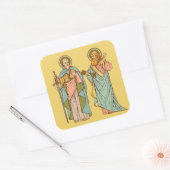 SSパウロとペテロ、使徒(RLS 13 & 14) スクエアシール (封筒)