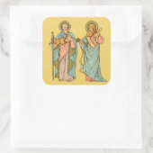 SSパウロとペテロ、使徒(RLS 13 & 14) スクエアシール (バッグ)