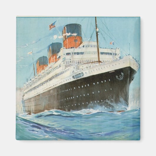 ssパリ – ザフランスのライン マグネット (正面)