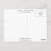 ssパリ-フランスのなライン ポストカード (裏面)