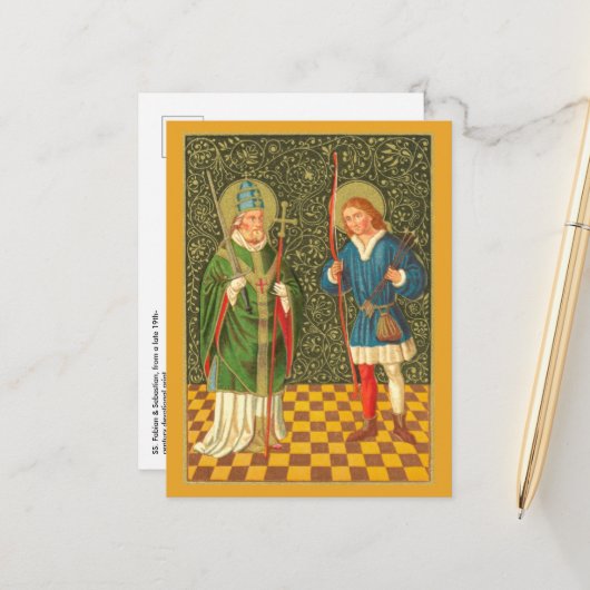 SSファビアン&セバスチャン(PA 01)ポストカード ポストカード (正面/裏面インサイチュ)