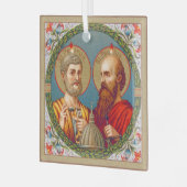 SSペテロとパウロ、使徒(JMAS 01) ガラスオーナメント (正面左)