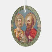 SSペテロとパウロ、使徒(JMAS 01) ガラスオーナメント (正面左)