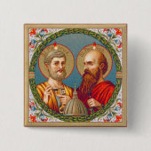 SSペテロとパウロ、使徒(JMAS 01) 缶バッジ (正面)