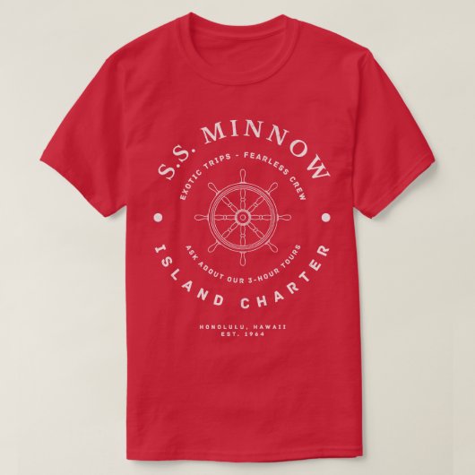 SSミンナウアイランドチャーターモダンヴィンテージ1 Tシャツ (デザイン正面)