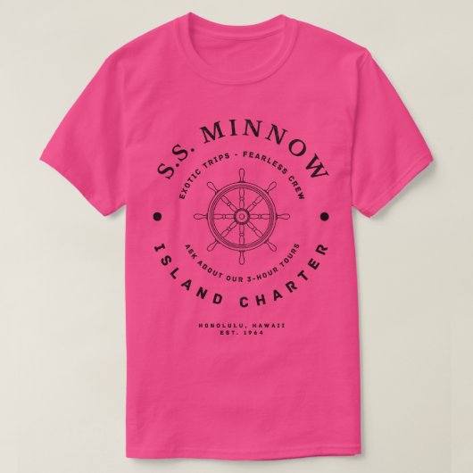 SSミンナウアイランドチャーターモダンヴィンテージ2 Tシャツ (デザイン正面)