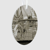 SSワシントンラグジュアリーライナークルーズシップ1930のデッキ オーナメント (正面)