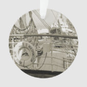 SSワシントンラグジュアリーライナークルーズシップ1930のデッキ オーナメント (正面)