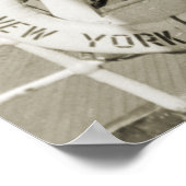 SSワシントンラグジュアリーライナークルーズシップ1930のデッキ ポスター (角)