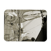 SSワシントンラグジュアリーライナークルーズシップ1930のデッキ マグネット (横)