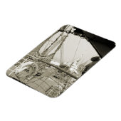 SSワシントンラグジュアリーライナークルーズシップ1930のデッキ マグネット (左側)