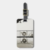 SSワシントンラグジュアリーライナークルーズシップ1930のデッキ ラゲッジタグ (正面縦)