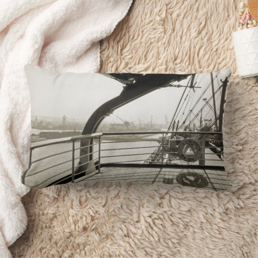 SSワシントンラグジュアリーライナークルーズシップ1930のデッキ ランバークッション (ブランケット)