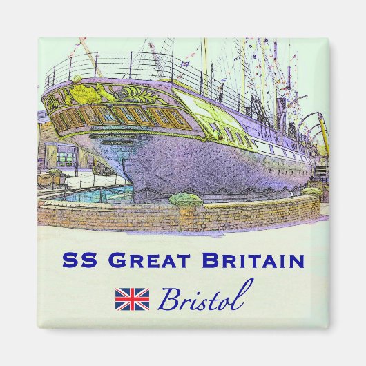 SS素晴らしイギリス マグネット (正面)