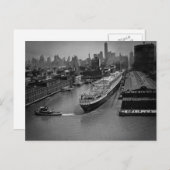 SS統一された州アットピアinニューヨーク ポストカード (正面/裏面)