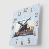 SS統一された州 スクエア壁時計 (傾斜)