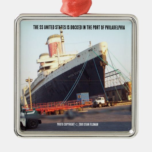 SS統一された州 メタルオーナメント (正面)