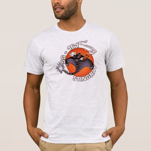 SS-161アカエイのワイシャツ Tシャツ (正面)