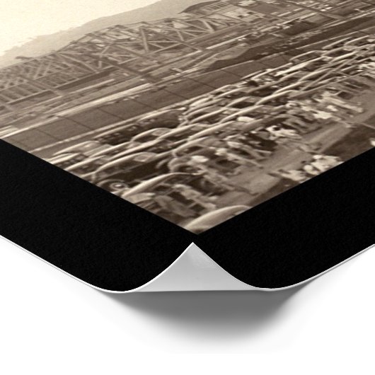 SS Ancon In Panama写真1939 ポスター (角)