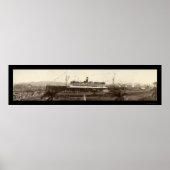 SS Ancon In Panama写真1939 ポスター (正面)