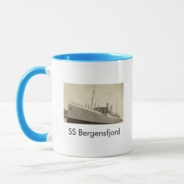 SS Bergensfjord ノルウェー船コーヒーマグ マグカップ