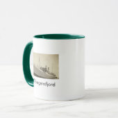 SS Bergensfjord ノルウェー船コーヒーマグ マグカップ (正面左)