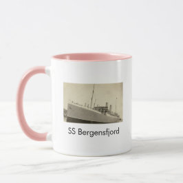 SS Bergensfjord ノルウェー船コーヒーマグ マグカップ