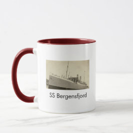 SS Bergensfjord ノルウェー船コーヒーマグ マグカップ