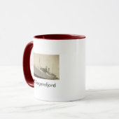 SS Bergensfjord ノルウェー船コーヒーマグ マグカップ (正面左)